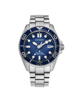 Orologio Blu Acciaio Diver 200mt Eco Drive Uomo Citizen Promaster