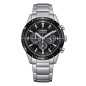Orologio Nero Acciaio T9 Crono Eco Drive 270 giorni Uomo Citizen Orologio Nero Acciaio T9 Crono Eco Drive 270 giorni Uomo Citizen
