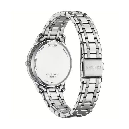 Orologio Bianco Acciaio OF Lady Casual Eco Drive Donna Citizen
