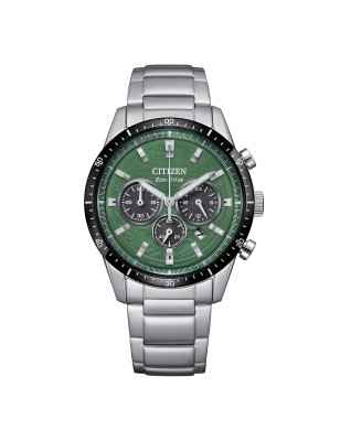 Orologio Verde Acciaio T9 Crono Eco Drive 270 giorni Uomo Citizen