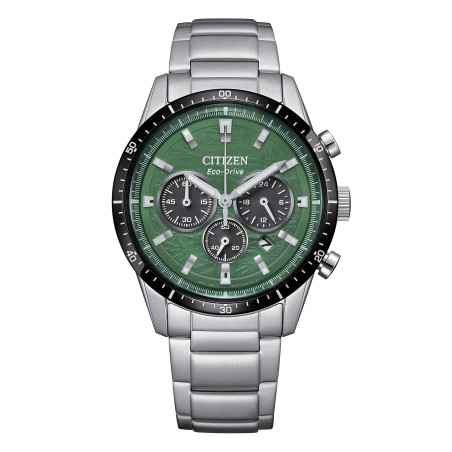 Orologio Verde Acciaio T9 Crono Eco Drive 270 giorni Uomo Citizen
