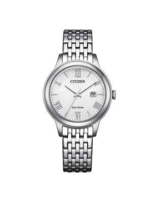 Orologio Bianco Acciaio Citizen Lady Eco Drive 180g Donna Citizen