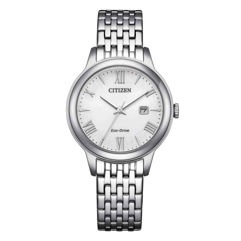 Orologio Bianco Acciaio Citizen Lady Eco Drive 180g Donna Citizen Orologio Bianco Acciaio Citizen Lady Eco Drive 180g Donna Citizen