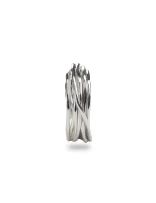 Anello Filodellavita 7 fili in Argento m 17 Donna Rubinia