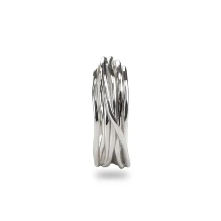 Anello Filodellavita 7 fili in Argento m 17 Donna Rubinia