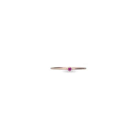 Anello Filodamore Oro Rosa e Rubino m 10 Donna Rubinia