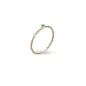 Anello Filodamore intrecciato Oro giallo e Smeraldo m 12 Donna Rubinia Anello Filodamore intrecciato Oro giallo e Smeraldo m 12 Donna Rubinia
