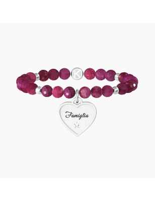 BRACCIALE AGATA FUCSIA DONNA KIDULT FAMILY