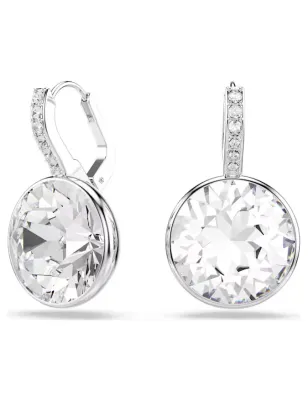Orecchini pendenti Millenia, taglio round bianchi Donna Swarovski