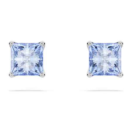 ORECCHINI A LOBO MATRIX TAGLIO SQUADRATO BLU DONNA SWAROVSKI 