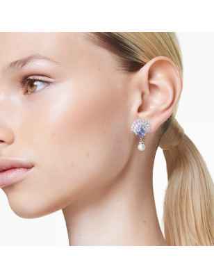 ORECCHINI PENDENTI IDYLLIA CONCHIGLIA BLU DONNA SWAROVSKI  5680301 Swarovski