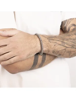 Bracciale CORDA MAGLINE TORCHON M Uomo Nove25