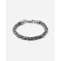 Bracciale Intreccio Mixed Texture Argento brunito Nove25 Bracciale Intreccio Mixed Texture Argento brunito Nove25
