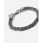 Bracciale Intreccio Mixed Texture Argento brunito Nove25 Bracciale Intreccio Mixed Texture Argento brunito Nove25