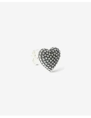 Monorecchino a lobo Cuore puntinato Donna Nove25