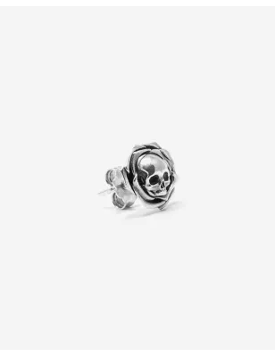 Monorecchino con Teschio Skull Bud Uomo Nove25
