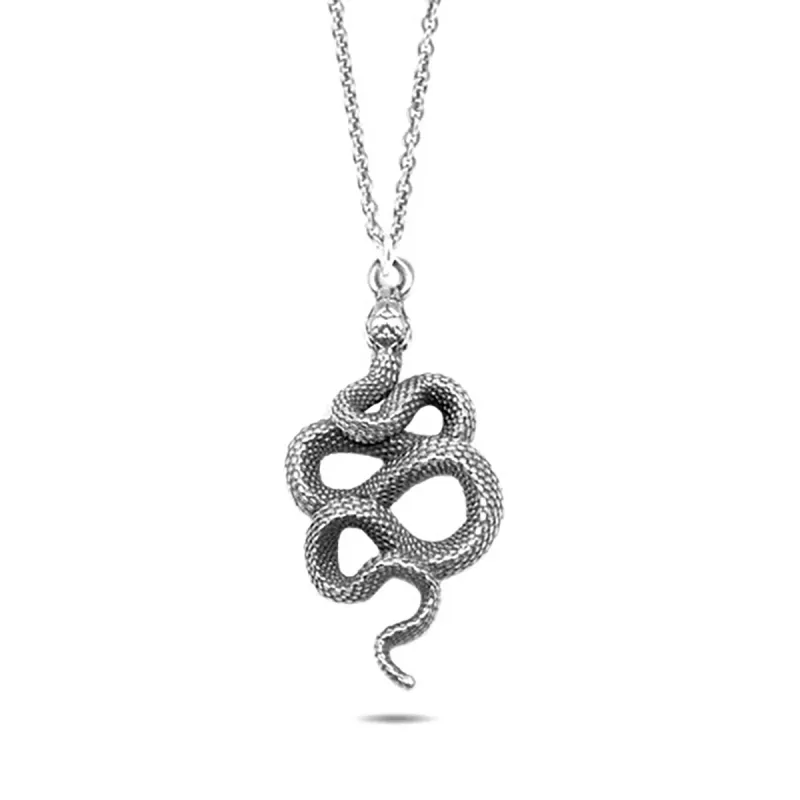 Collana pendente Snake Uomo Nove25