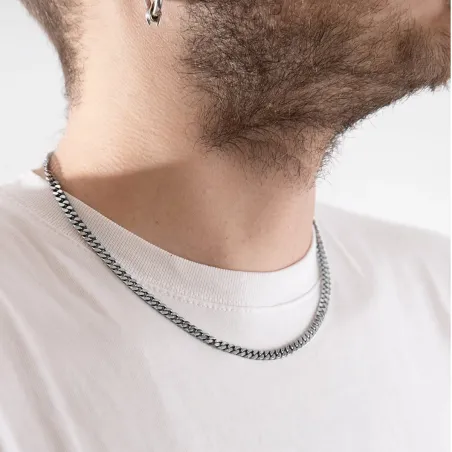 Collana Grumetta Quadrata Filo 150 Uomo Nove25
