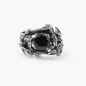 Anello Eden Solitario Zirconia Cubica Nera M16 Donna Nove25