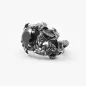 Anello Eden Solitario Zirconia Cubica Nera M16 Donna Nove25