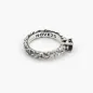Anello Fedina Foglie Solitario Zirconia Cubica Nera M14 Nove25 Anello Fedina Foglie Solitario Zirconia Cubica Nera M14 Nove25
