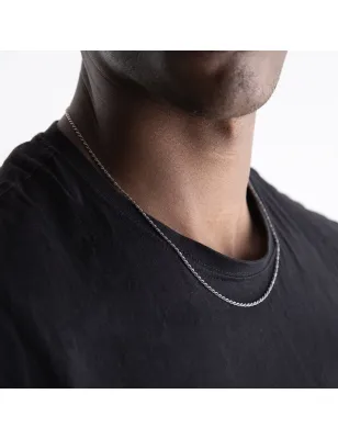 Collana Corda 040 in Argento brunito 70CM Nove25
