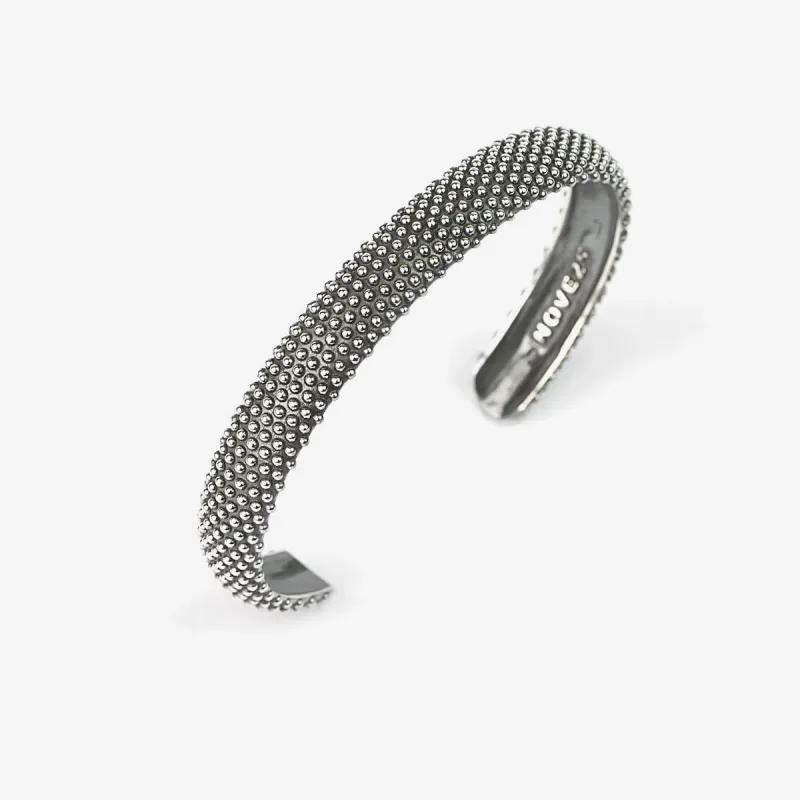 Bracciale Rigido Puntinato M Nove25