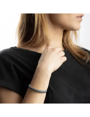 Bracciale Rigido Puntinato M Nove25