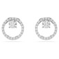 ORECCHINI A LOBO CONSTELLA TAGLIO ROUND RODIO DONNA SWAROVSKI 