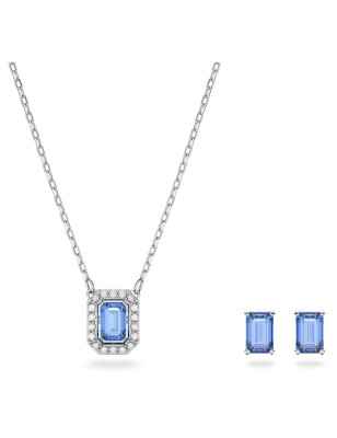 SET UNA TAGLIO OTTAGONALE BLU DONNA SWAROVSKI 5641171 Swarovski