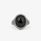 Anello Chevalier Ovale Puntinato Pietra Nera M16 Donna Nove25 Anello Chevalier Ovale Puntinato Pietra Nera M16 Donna Nove25