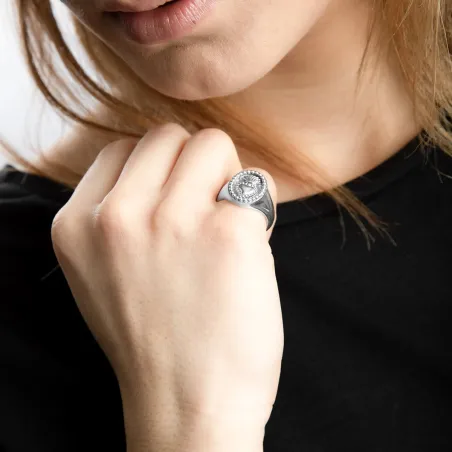 Anello Chevalier Ovale Cuore Ex Voto M12 Nove25