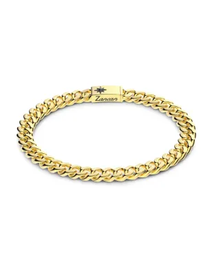 Bracciale a grumette dorato Zanca mis.M Uomo Zancan