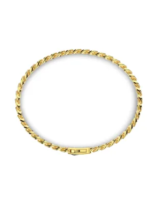 Bracciale a grumette dorato Zanca mis.M Uomo Zancan