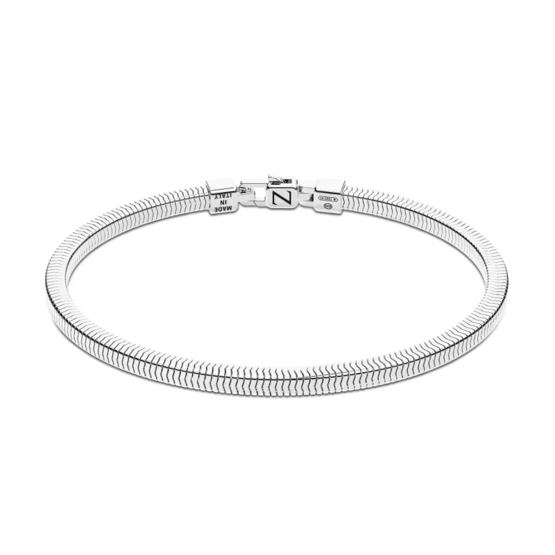 Bracciale catena a coda di volpe in Argento Uomo Zancan Bracciale catena a coda di volpe in Argento Uomo Zancan