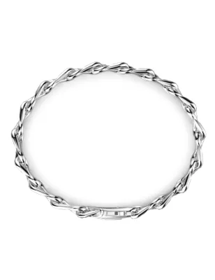 Bracciale maglia morbida con Spinelli neri Uomo Zancan