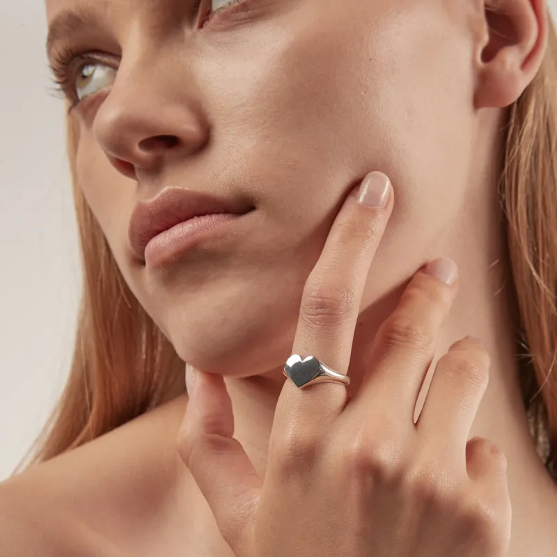 Anello Chevalier Cuore Liscio M14 Donna Nove25