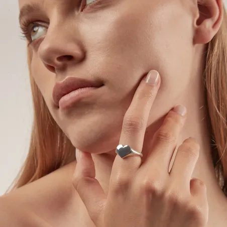 Anello Chevalier Cuore Liscio M14 Donna Nove25