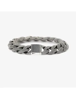 Bracciale Grumetta Puntinata 19CM Uomo Nove25