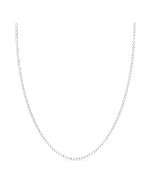 Collana catena a quadrati in Argento Uomo Zancan