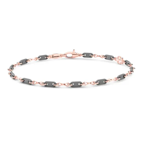 Bracciale in Titanio e Oro Rosa 18Kt Uomo Zancan