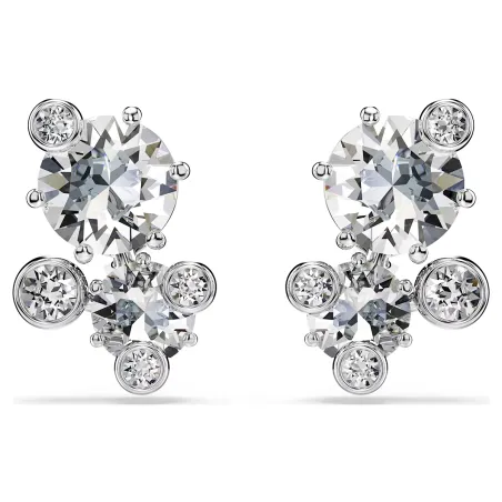 Orecchini a lobo Constella Taglio Round Bianchi Donna Swarovski
