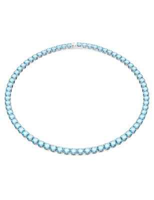 COLLANA MATRIX TENNIS BLU DONNA SWAROVSKI 