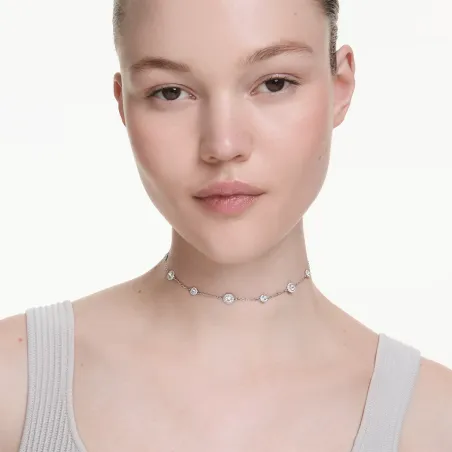Collana Una Angelic Taglio Round Motivi a doppia faccia Donna Swarovski
