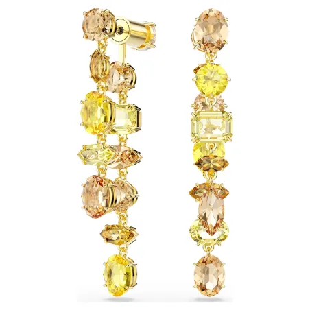 Orecchini pendenti Gema Design asimmetrico Gialli Donna Swarovski