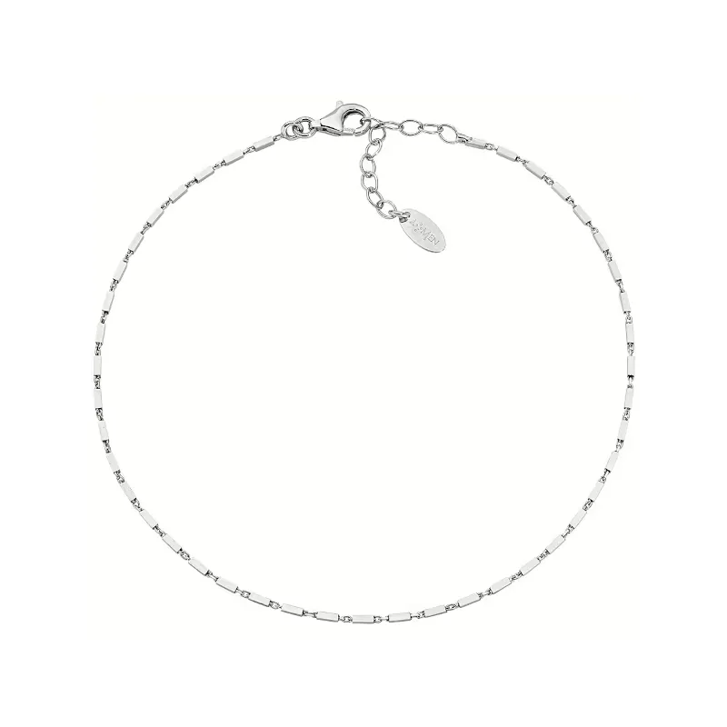 Cavigliera a maglie rettangolari Donna Amen