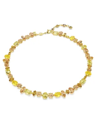 Collana Tennis Gema Taglio misto Giallo Donna Swarovski