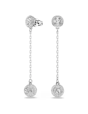 Orecchini pendenti Una Angelic Taglio Round Donna Swarovski