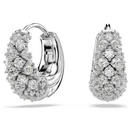 Orecchini Sublima Bianchi Rodio Donna Swarovski