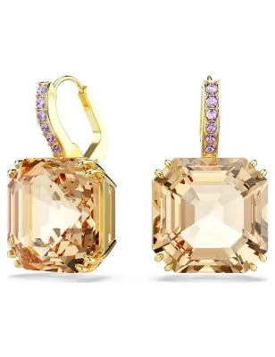 Orecchini pendenti Millenia Taglio misto Caramello Donna Swarovski